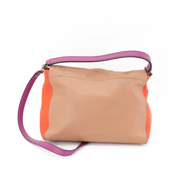 Kate Spade Colorblock Leather Shoulder Bag Colorful Crossbody - Picture 10 of 13